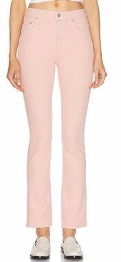 MOTHER The Insider Hover Jeans in Peach Parfait NWT Size 23